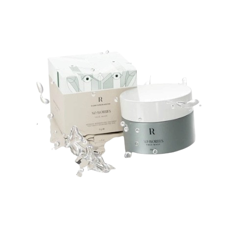 Rabbits & Dragons No Worries Face Mask